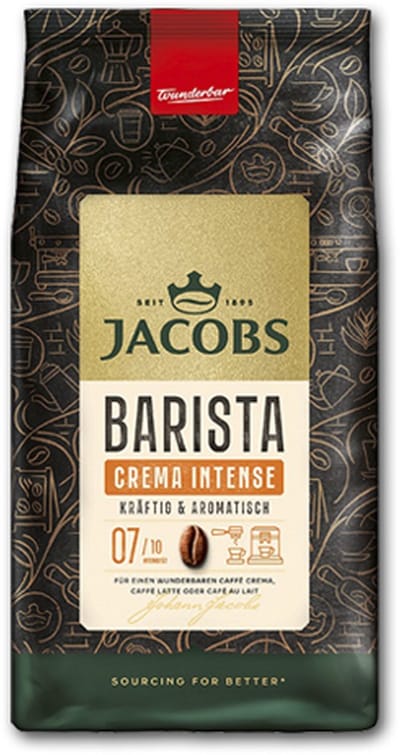 Jacobs - Barista Crema Intense Bonen - 4x 1kg