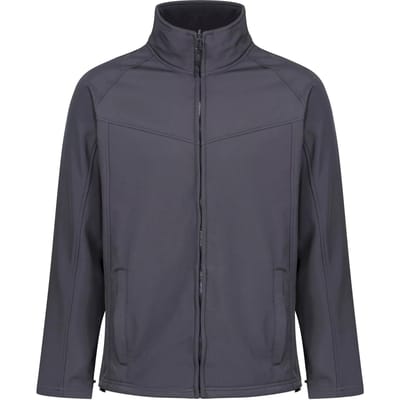 Regatta Professioneel Heren Uproar Softshell Windbestendig Fleece-jack (Afdichting Grijs)