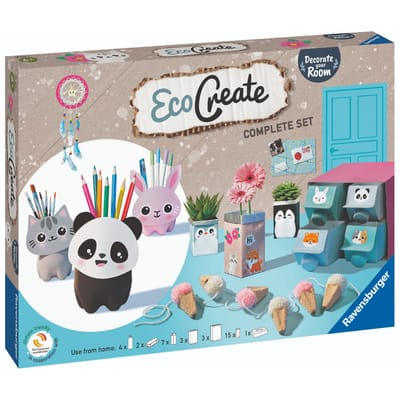 Ravensburger EcoCreate Decorate your Room - Hobbypakket - Knutselen met oude verpakkingen