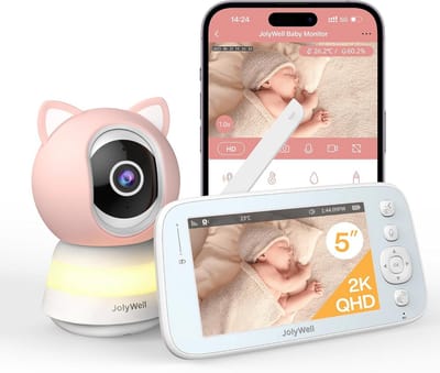 Babyfoon met Camera en HD Nachtzicht | Temperatuur & Geluidsdetectie
