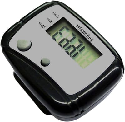 Wandelstappenteller - Activiteitentracker - Dagelijkse Beweging - Geen App Nodig - 47 x 35 cm - Zwart