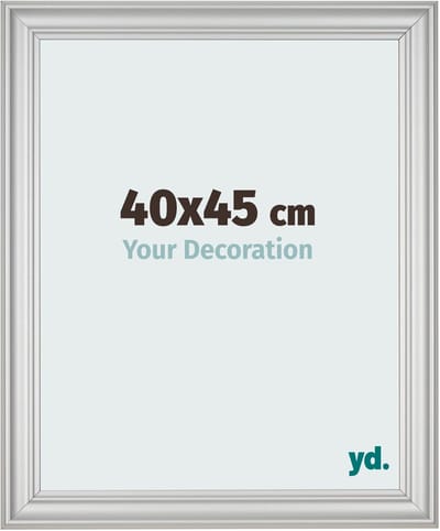 Your Decoration - Fotolijst 40x45 cm - MDF - Zilver Mat - Lazio