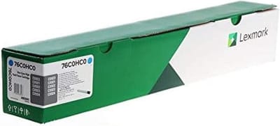 Lexmark 76C0HC0 toner cartridge cyaan hoge capaciteit (origineel)