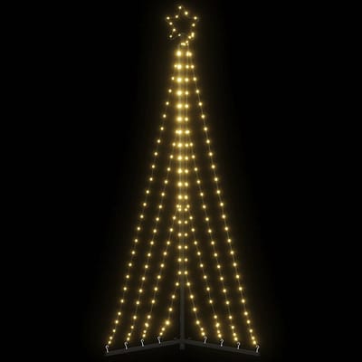 vidaXL - LED-kerstboom - 339 - LEDs - warm - wit - 187 - cm