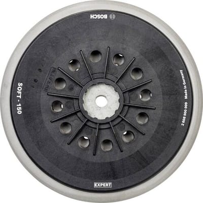 Bosch Accessories 2608900009 Expert Multihole steunschijf voor Bosch, 150 mm, zacht Diameter 150 mm