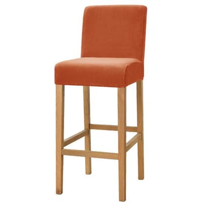 Fluwelen Stof Barkruk Stoelhoes Elastisch Spandex Stretch Korte Rug Stoelhoezen Voor Eetkamer Kamer Cafe Huis Kleine Maat Optie Stoelhoes 1 piece
