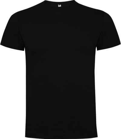 5 Pack Zwart t-shirts Roly Dogo Premium Kids 4 jaar 98 - 104