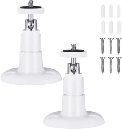 EXCITAT Beugel - Muurbevestiging - Surveillancebeugel - Geschikt voor Arlo Pro, Arlo Pro 2, Arlo Pro 3, Arlo Ultra, Arlo HD, Arlo Go, Arlo Light - Wit
