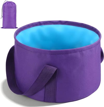 Inklapbare emmer voor voetverzorging, draagbare voetspa voor thuis, camping en outdoor, ideaal voor pedicure en ontspanning
