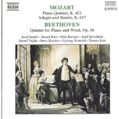Jenö Jandó, Józef Kiss, Béla Kovács, Tamás Koó - Piano Quintet | Wind Quintet (CD)