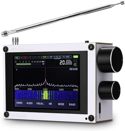 Draagbare SDR Radio Ontvanger 50kHz-2GHz met IPS Kleurenscherm en USB Oplaadbaar