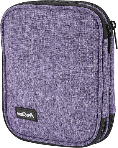 Crochet Haaknaalden Organizer, Breinaalden Tas met Webzakken, Reistas voor Haaknaalden en Gereedschap, Tot 16.5 cm