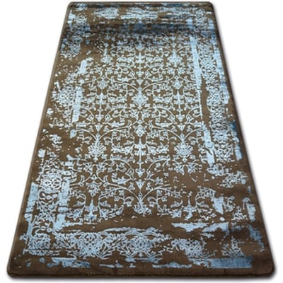 Kleden Rugsx Tapijt ACRYL MANYAS 0920 bruin /Blauw 80x150 cm