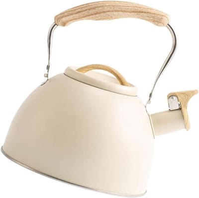 Waterkoker Ketel - Theepot Kookplaat - Water Koken - Fluitend Signaal - 3 Liter - Zilver