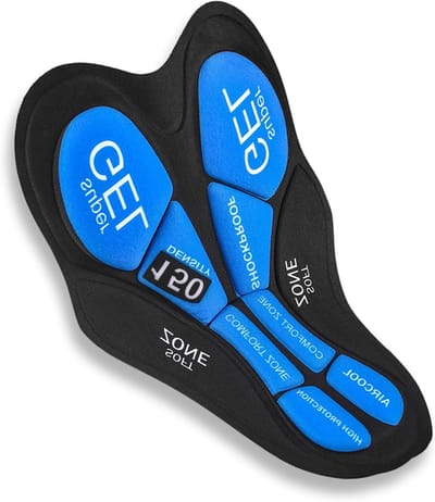 Fietsbroek Kussen - Fietszadel Vulling - Comfortabel Fietsen - Ergonomisch 3D Ontwerp - 35 x 20.5 cm - Blauw