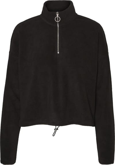 NOISY MAY NMMISSER L/S CROPPED NEW FLEECE NOOS Dames Trui - Maat XS