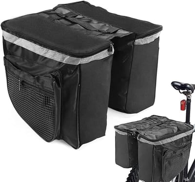 Famanu - Multifunctionele fietstas, tas voor de bagagedrager van de fiets, fietstas achter, waterdichte fietstas voor mountainbike, racefiets, rack carrier, fiets