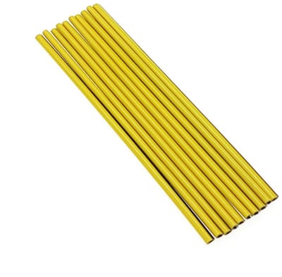 SnelShoppen - 20 stuks Auto Ventilatiegleuf Decoratie Sierstrips PVC Geel voor Airconditioning en Ventilatierooster Doe-Het-Zelf Accessoires Interieur