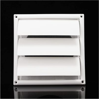 Ventilatie Rooster - Wandgrill - Luchtcirculatie - Eenvoudige Installatie - 200x200mm - Wit