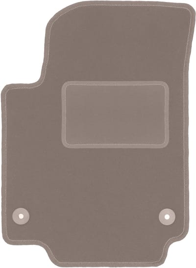 Bestuurdersmat beige voor: Skoda Citigo hatchback (2011-)