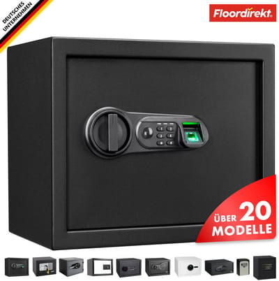 FLOORDIREKT Catoca Kluis - Betrouwbare Bescherming en Stijlvol Opbergen - Antraciet - 30 x 38 x 30 cm