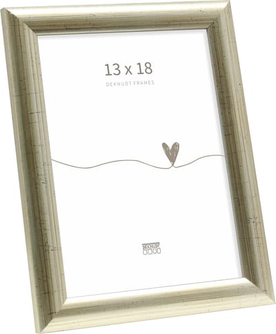 Deknudt Frames fotolijst S40CD2 - zilver  - hout - voor foto 13x18 cm