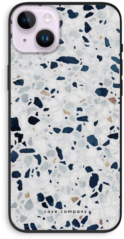 Case Company® - Hoesje geschikt voor iPhone 14 Plus hoesje - Terrazzo N°1 - Biologisch Afbreekbaar Telefoonhoesje - Bescherming alle Kanten en Schermrand