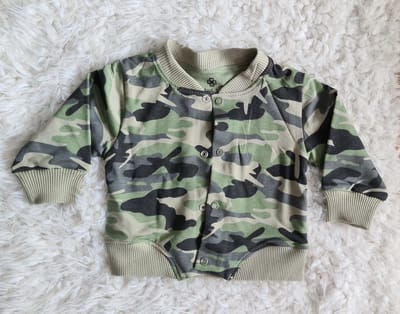 Little Jay jacket camo - jas - legerprint groen