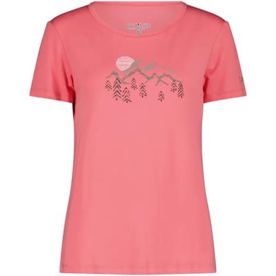 Bamboe T-shirt met bloemenprint dames CMP