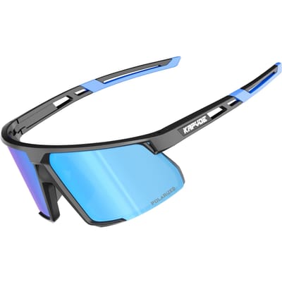 Kapvoe UV400 Fietszonnebril voor Mannen MTB Sport Fietsbril Buiten Rijden Fietsbril met Anti-Reflectie Polarized lens