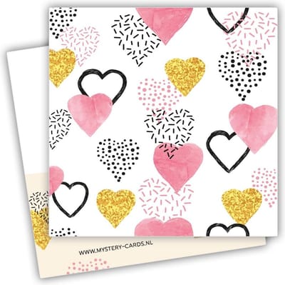 Mystery Card Love - (Liefde) - Kaart met geheime boodschap