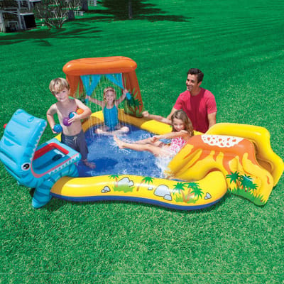 INTEX - Opblaaszwembad - Dinosaur - Play - Center - 249x191x109 - cm - 57444NP