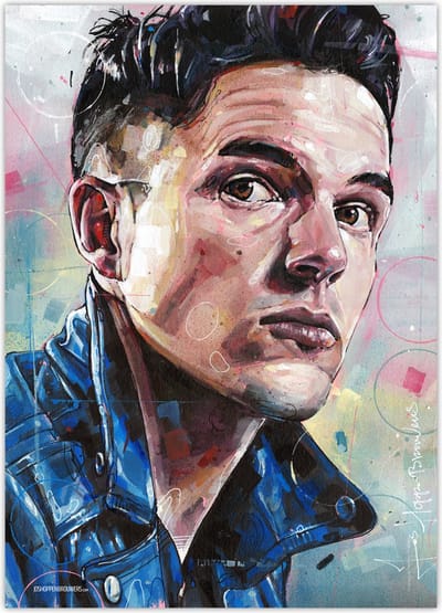Brandon Flowers poster 50x70 cm