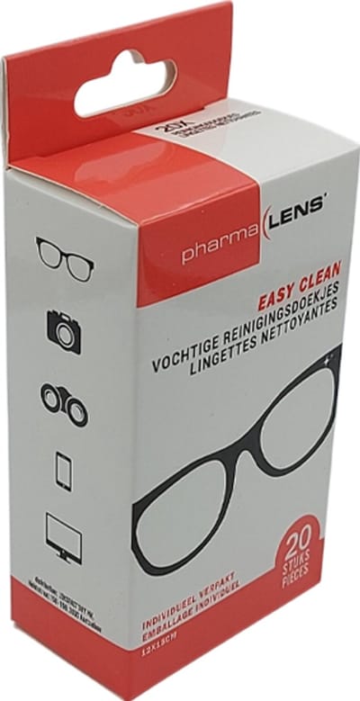 Pharmalens Easy Clean Reinigingsdoekjes 20 stuks