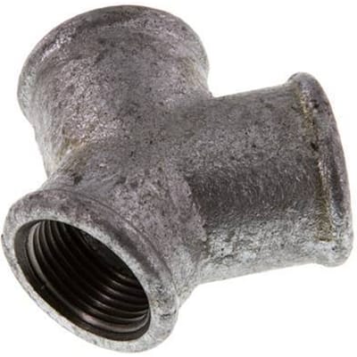 Rp 3/4'' Verzinkt Gietijzeren Y-stuk 25 Bar