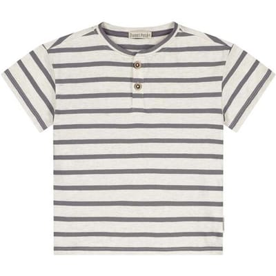 Sweet Petit baby shirt Light Graphite Grey 80 heren