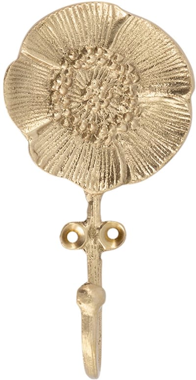 Doing Goods Mia Poppy Hook - Brass Gold Matt