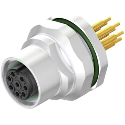 Weidmüller 2421640000 Sensor/actuator inbouwconnector M12 Aantal polen (sensoren): 8 Bus, inbouw verticaal 10 stuk(s) Piece