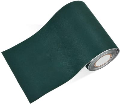 150 mm x 5 m Donkergroene Kunstgras Naadband, Zelfklevende Tape voor Tuin, Balkon en Bruiloft, Ideaal voor Verbinden van Kunstgras en Vloerkleden