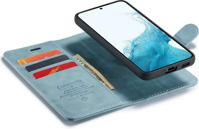 CaseMania Bookcase hoesje geschikt voor Oppo Reno11 F - Effen Aqua - Kunstleer - 2-in-1 Magnetisch Uitneembaar Design