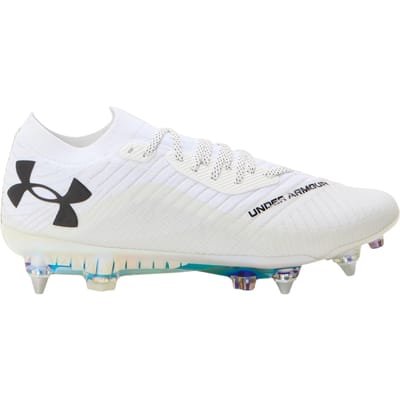 Under Armour Shadow Elite 2.0 voetbalschoenen voor heren, voor harde ondergrond (Wit)