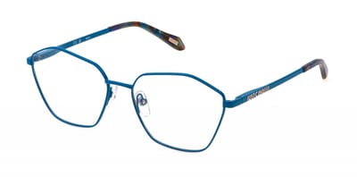 Just Cavalli VJC073 Blu pieno lucido 56/16/140 WOMAN Brilmonturen