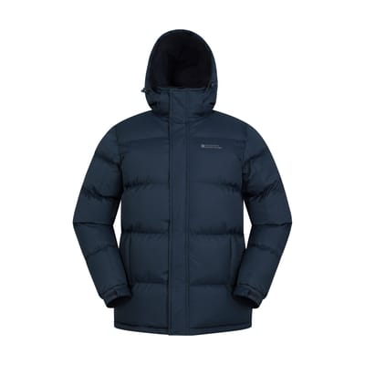 Mountain Warehouse Gewatteerd heren sneeuwjack (Marine)
