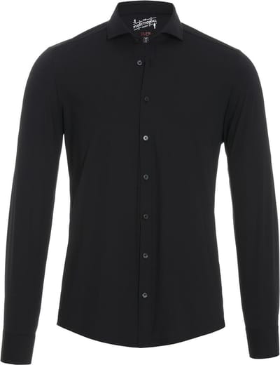 Pure H.Tico The Functional Shirt Zwart - Maat 39 - Heren - Overhemden Formeel