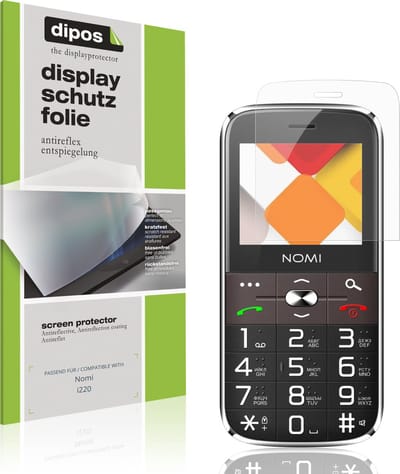 dipos – 4x Matte Beschermfolie geschikt voor Nomi i220 | Krasbestendige & antireflecterende Screenprotector Ultra-Thin