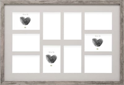 Deknudt Frames multifotolijst S45RH7 P10 - grijs-beige - 10x 10x15 cm