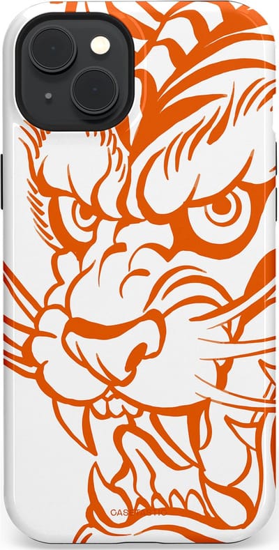 Casetastic Hoesje Geschikt voor Apple iPhone 15 Plus Magsafe - Stijlvolle Beschermende Duo-layer Case - Wilde lijnen