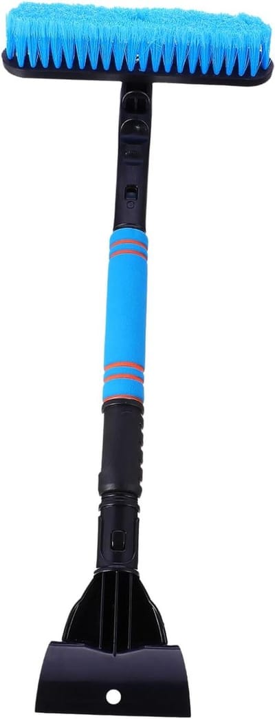 Auto Sneeuwschuiver - Sneeuwverwijderaar - Voertuigen Reinigen - Intrekbaar Ontwerp - 80 cm - Blauw