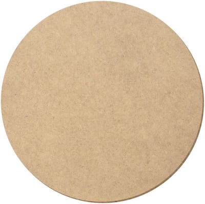 MDF houten schijf cirkels 3-50cm - onbehandelde knutselschijven, gelaserd