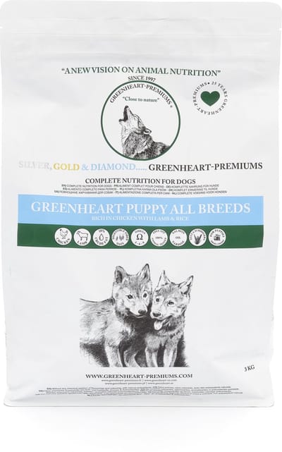 Greenheart hondenvoer Puppy All Breeds 500 gr